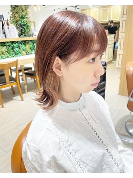 アルクバイネオリーブ 荻窪店(arc by neolive) インナーカラーピンクベージュ♪