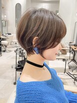 ハルキミナト ジャパン ヨコハマ(HARUKI MINATO japan YOKOHAMA)&nbsp;★くびれショート★ショート ブラウンベージュナチュラル