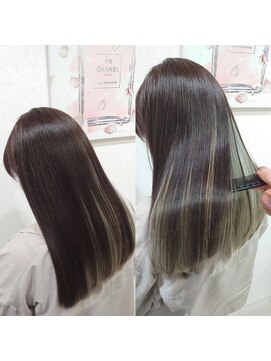 アッシュ 清瀬店(Ash) 【髪質改善】インナーグレージュ系カラー　Ash清瀬 大嶋