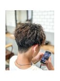 【EIGHT上尾】お客様スタイル_デザインカラー_ミディアム