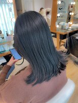 ネオリーブ チロル 横浜西口店(Neolive CiroL.)&nbsp;暗染　透け感たっぷりダークグレージュ