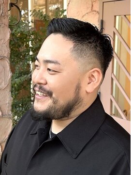 ユウヘアー 尾張旭店(U Hair) 【Uhair】メンズカット/アッシュブラック/バーバースタイル