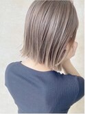【EIGHT 藤沢】竹内ケンゴ 切りっぱなしボブ ピンクベージュ美髪