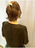 【下北沢＊I'll b hair＊】ショートヘアハーフアップアレンジ
