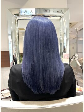 ゼンコー オモテサンドウ(ZENKO Omotesando) ロングカット/ラベンダー／ブルーブラックカラーブリーチ