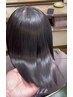 【ジェル縮毛矯正＋カット】お手入れ楽チン♪朝も時短に！