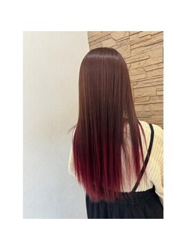 ジールステージ ツー(ZEAL STAGE-2) イルミナカラー×髪質改善×レッド