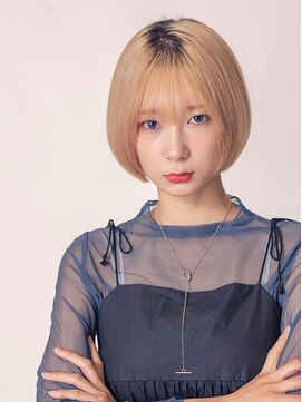 スノードロップ 高円寺店(Snowdrop) 黒髪/ボブルフ/ネビージュ/小顔/ワンレン/高円寺/髪質改善/前髪