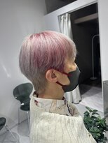 プライズ 成増店(prize)&nbsp;ホワイトベージュ×ピンク デザインカラー 成増