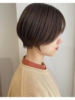 アオゾラヘアーヒカリノモリ(AOZORAHAIR hikarinomori) マロンベージュ×ショートボブ
