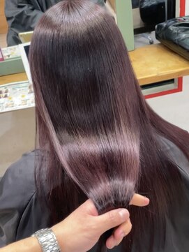 アップ(A+hair) 縮毛矯正髪質改善水素トリートメント酸性ストレート艶髪