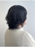 【堀田 奈穂】ミディアムパーマ/40代50代