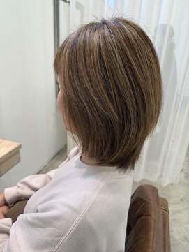 アドラーブル はなみずき店(adorable) 大人可愛い【ハイライトカラー】【40代】【50代】