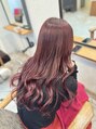 フロー(Flow)&nbsp;ブリーチなしで作る暖色系カラー得意です。お任せください。