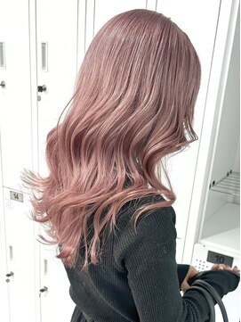 ムク 横浜店(muku) ダブルカラーピンクベージュベージュカラーケアブリーチレイヤー