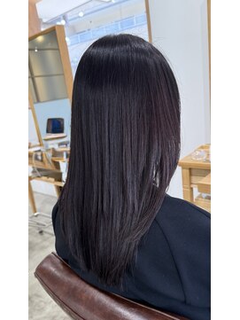 ラメル(RAMEL) 髪質改善カラー《ピンクバイオレット》補強TR+似合わせカット