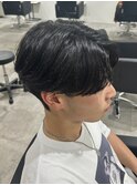 メンズカットパーマ曲がる縮毛矯正ナチュラルストレートパーマ