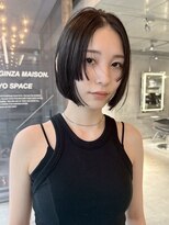 スクリーンギンザメゾン 銀座(SCREEN GINZA MAISON.)&nbsp;黒髪カタログ/クラゲヘアー/オリーブグレー/銀座