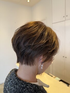 ラシェンテ みのおキューズモール(La Sente) 10代20代30代40代オススメスタイル小顔マニッシュショートボブ