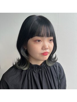 美容室 アイディー i-dee インナーカラー