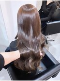 韓国風レイヤーカット顔まわりくびれオルチャン堀江