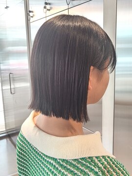 オーガニック リブ 川越(organic+live) 秋の大人ボブ◎切りっぱなしボブ×ミニボブ暗髪20代30代