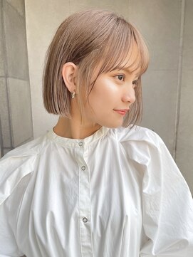 ガーデン 渋谷(GARDEN) 小顔大人ボブ暗めカラーミディアムデザインカラー