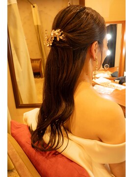 美容堂 ハーフアップ