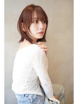 ニコ トウキョウ 渋谷(nico TOKYO) ロングレイヤーカット顔周りレイヤーウルフハッシュカット韓国