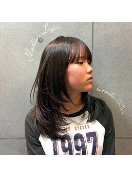 ヘアメロウ ココ(hair mellow CoCo...) ミディアムレイヤー
