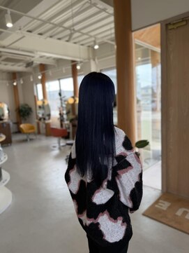 ヒュー(HUE) ブルーブラウン/ネイビー