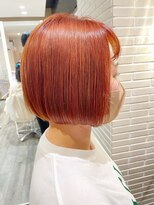 ニューヨークニューヨーク 三宮店(NYNY) オレンジカラー×ミニボブ