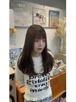 ベンジー 天神店(benji)&nbsp;韓国風レイヤー × ココアブラウン