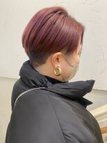 モリオ フロム ロンドン 成増店&nbsp;【morio成増/一戸】刈り上げショートラベンダーブリーチあり