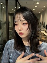 シティーバイローウェ 表参道(City/louwe)&nbsp;ミディアムレイヤー×ハッシュカット