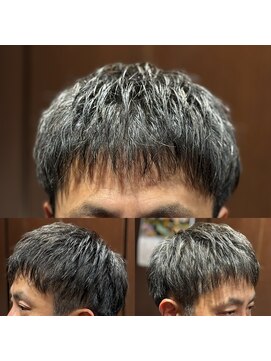 ヒロギンザ 田町店(HIRO GINZA) おじさんツーブロック　意外と良いです！