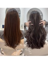 カラフクオカ 薬院駅前(Cara FUKUOKA)&nbsp;チョコレートブラウン&レイヤーカット【★福岡透明感カラー★】