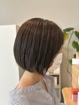 ヘアーズ 住吉店(HAIRZ) 《HAIRZ》大岩真弓 伸ばし中ボブ&オリーブ
