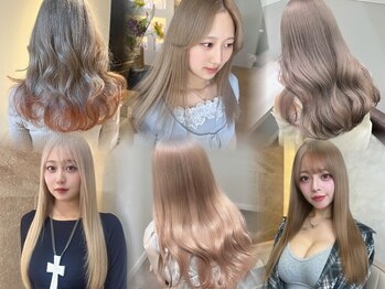 Orua 表参道/ブリーチなしダブルカラー/レイヤーカット【オルア】【6/1OPEN(予定)】の写真/【黄色っぽくならない!?】圧倒的なブリーチ技術で色落ちも可愛いムラのないヘアへ◎