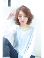 ビッケ(Vicke)&nbsp;【Vicke渋谷】モーブカラーのホイップカールボブ