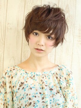 ヘアメイク アンビー(hairmake anvie) クシャっと可愛いショートヘア　【anvie熊本】