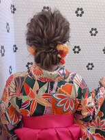 ヘアセットサロンシャルメ 梅田店(Hair Make Salon CHARMER)&nbsp;和装定番！シニヨンスタイル