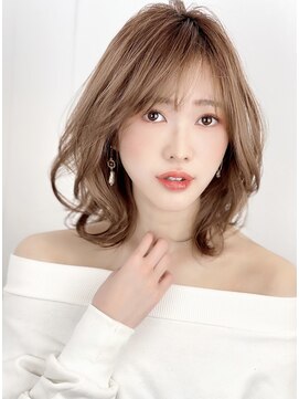 ミッシェル アフロート(michelle afloat) ２０代３０代４０代５０代ひし形カーブカット外ハネボブレイヤー