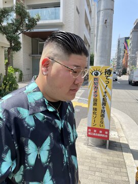 リーホリエ(Lee Horie) オールバックフェード