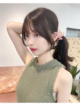 ノエシキカ(noe sikika) くびれヘア/アプリコットオレンジ/ハイライトカラー/栄13