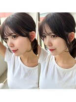 アフロートリノ(AFLOAT Leino)&nbsp;似合わせ顔まわりカット　小顔顔まわりカット　サイドバング#