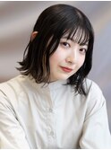 韓国風フェミニンボブ◎