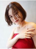 ショート/ハンサムショート/丸みショート/顔周りレイヤー