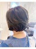 柔らかショートボブ/ハイライト/大人ショート◎30代40代50代