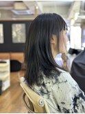 黒髪ローレイヤー+生コラーゲントリートメント